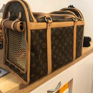 Authentic Louis Vuitton Dog Carrier